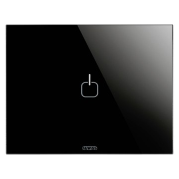 Gewiss Chorus Ice Touch Rama 3P Black 1 Symb GW16951CN