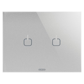 Gewiss Chorus Ice Touch Rama 3P Titanium 2 Symb GW16952CT