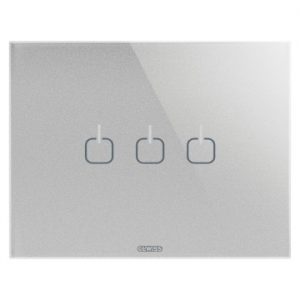 Gewiss Chorus Ice Touch Rama 3P Titanium 3 Symb GW16953CT