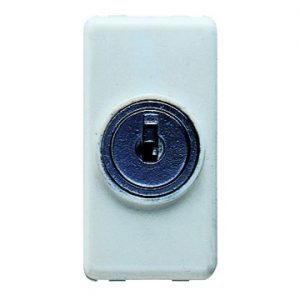 Gewiss System Key-Op.1P 10A 230V Intrerupator Cap Scara Sy/Wt GW20008