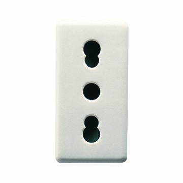 Gewiss System 16A 2P+E Dual Amp.Ital.S.-Outlet Sy/Wt GW20203
