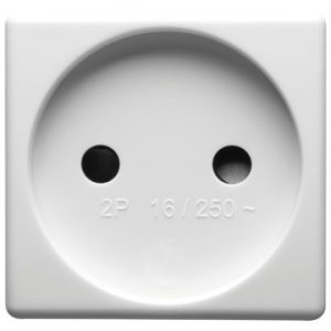 Gewiss System 16A 2P Francez Priza Outlet Sy/Wt GW20206