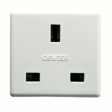 Gewiss System 13A 2P+E British Std Priza Outlet Sy/Wt GW20208