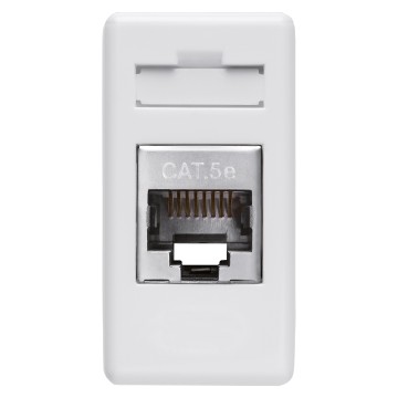 Gewiss System Phone S.-Outlet Rj45 Cat.5E Sy/Wt GW20243