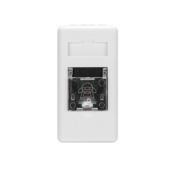 Gewiss System Telephone Jack Rj11 Sy/Wt GW20251
