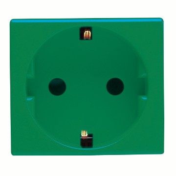 Gewiss System 2P+E 16A Germ.St.Green Priza GW20283