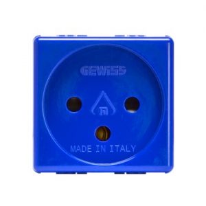 Gewiss System Priza-Outlet 2P+E 16A Israeli Std Albastru GW20299