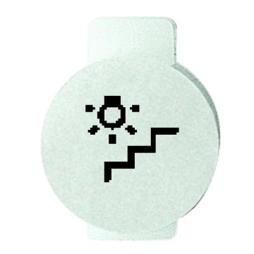 Gewiss System Symbol Disc Stair Light GW20540