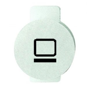 Gewiss System Symbol Disc Monitor/Tv GW20551