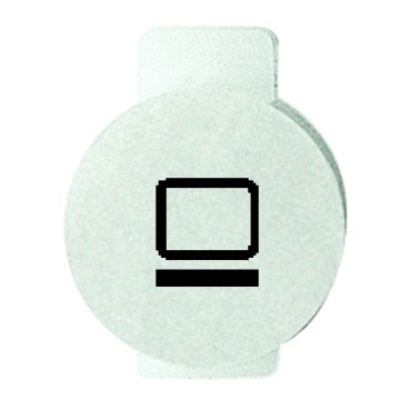 Gewiss System Symbol Disc Monitor/Tv GW20551