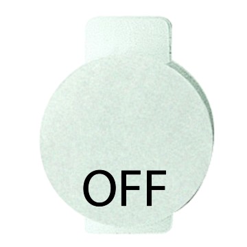 Gewiss System Symbol Disc ''Off'' GW20594