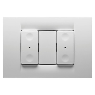 Gewiss System 2-Channel Buton Cu Revenire Panel+Rama S/W/V GW20892