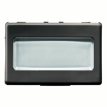 Gewiss System Buton Cu Revenire-Name Rama 3M Illum.Sy/Bk GW21024