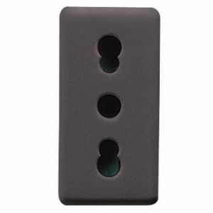 Gewiss System 16A 2P+E Dual Amp.Ital.S.-Outlet Sy/Bk GW21203