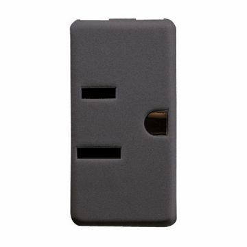 Gewiss System 2P+E 15A 125V Usa S.-Outlet Sy/Bk GW21214