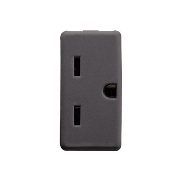 Gewiss System 2P+E 15A 250V Usa S.-Outlet Sy/Bk GW21216