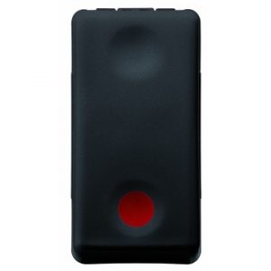 Gewiss System Buton Cu Revenire-1P Nc+Aux Na -Stop- Sy/Bk GW21523