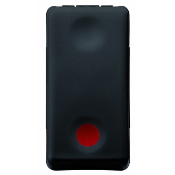 Gewiss System Buton Cu Revenire-1P Nc+Aux Na -Stop- Sy/Bk GW21523