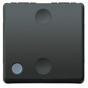 Gewiss System Rev.-Switch-Illuminable 16Ax 2M Sy/Bk GW21580
