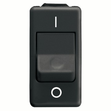 Gewiss System Switch-2P 25A Sy/Bk GW21585