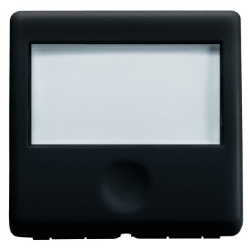 Gewiss System Buton Cu Revenire-Name Rama 2M Illum.Sy/Bk GW21591
