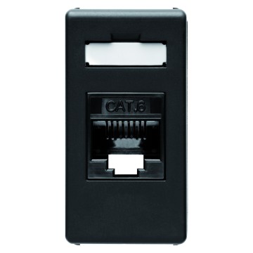 Gewiss System Priza-Outlet Rj45 Cat6 Utp Sy/Bk GW21684