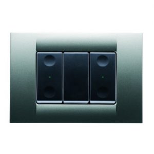 Gewiss System 2-Channel Buton Cu Revenire Panel+Rama S/B/V GW21892