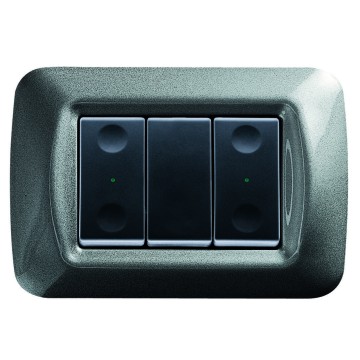 Gewiss System 2-Channel Buton Cu Revenire Panel+Rama S/B/T GW21992