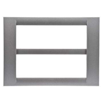 Gewiss System Rama 12 Module Met.Titanium Virna GW22288