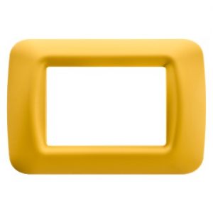 Gewiss System Rama Corn Yellow 3-Module Top GW22583