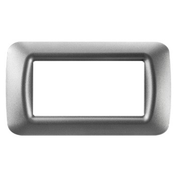 Gewiss System Rama Metall.Titanium 4-Module Top GW22604