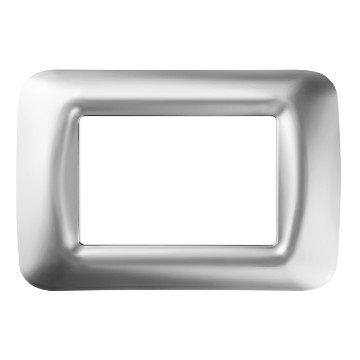 Gewiss System Rama Soft Chrome 3-Module Top GW22653