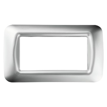 Gewiss System Rama Soft Chrome 4-Module Top GW22654