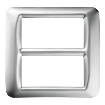 Gewiss System Rama Soft Chrome 8-Module Top GW22657