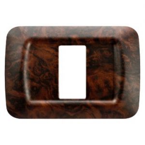 Gewiss System Rama English Walnut 1-Modul Top GW22671