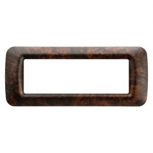Gewiss System Rama English Walnut 6-Module Top GW22676