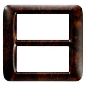 Gewiss System Rama English Walnut 8-Module Top GW22677