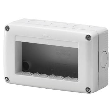 Doza Aparataj aparenta 4(4X1) Modul Horiz.Enclosure Ip40 GW27004