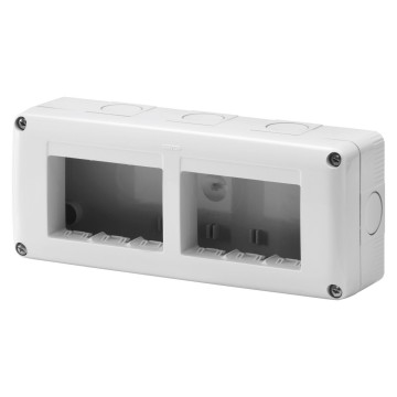 Doza Aparataj aparenta Horiz.6(2X3) Modul Enclosure Ip40 GW27005