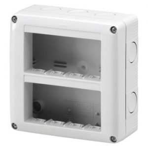 Doza Aparataj aparenta Vert.8(2X4) Modul Enclosure Ip40 GW27023