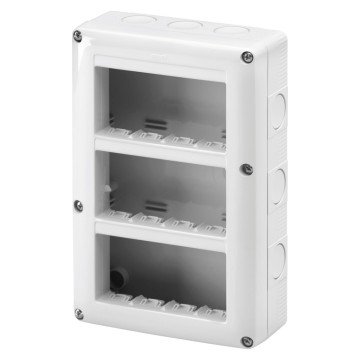 Doza Aparataj aparenta Vert.12(4X3) Modul Enclosure Ip40 GW27024
