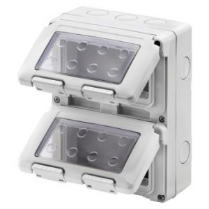 Doza Aparataj aparenta Vert.8(2X4) Modul Enclosure Ip55 GW27051