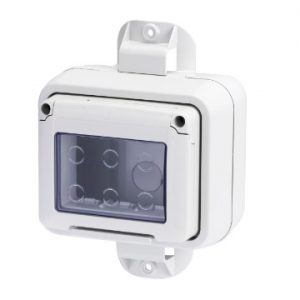 Doza Aparataj aparenta 3 Module Watertight Encl.For Post Fixing GW27057