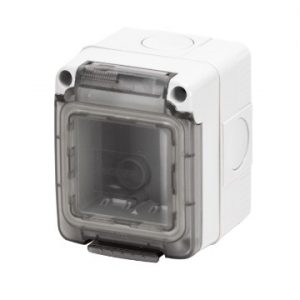 Doza Aparataj aparenta Wat. Ip65 Enclosure 2M Rigid Tran. Cover GW27062