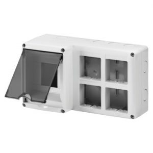 Doza Aparataj aparenta Enclosure 8Mod.Din+(4X4)Mod.System GW27073