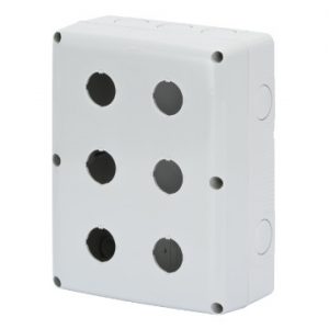 Doza Aparataj aparenta 6 Module Enclosure Buttons D.22 GW27104
