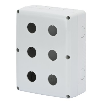 Doza Aparataj aparenta 6 Module Enclosure Buttons D.22 GW27104