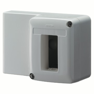 Doza Aparataj aparenta 1 Modul Comp.Box System Alb 9016 GW27603