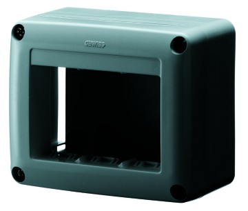 Doza Aparataj aparenta 3 Module Comp.Box System Anthracite 9016 GW27616