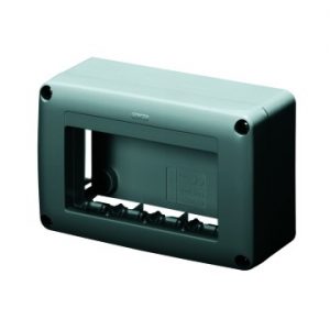Doza Aparataj aparenta 4 Module Comp.Box System Anthracite 9016 GW27622